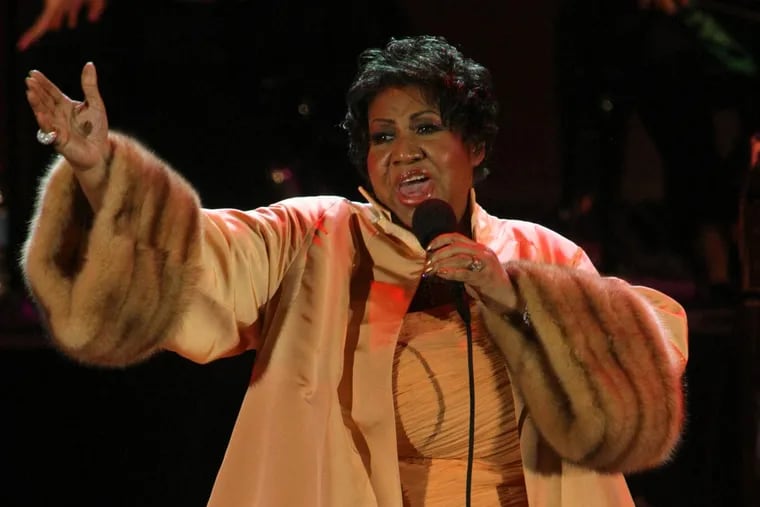 Aretha Franklin performs at the Hollywood Bowl in Hollywood, Calif. on June 26, 2009.