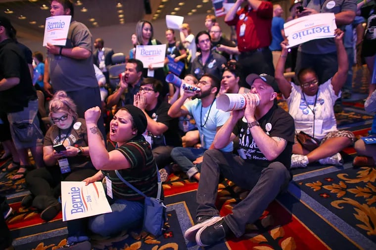 Tensions turned ugly at the Nevada Democratic convention, with some Sanders backers throwing chairs after thinking their candidate had been cheated out of delegates.