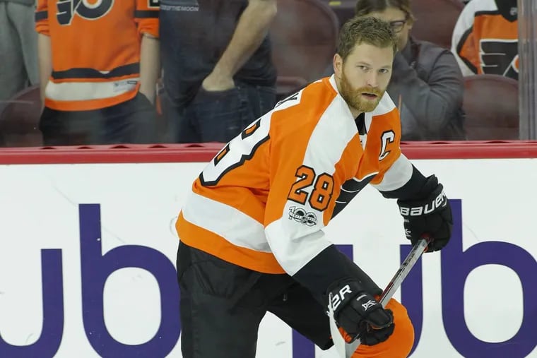 Claude Giroux will start the season at left wing. Will he stay there?
