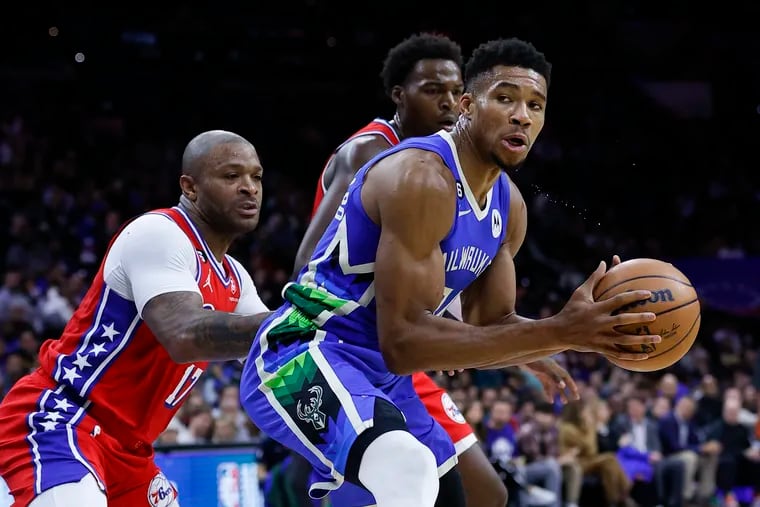 Bucks forward Giannis Antetokounmpo would be a tough matchup for the Sixers in a seven-game series.