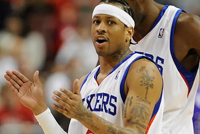 The 76ers are stuck between the playoffs and a good lottery draft pick. (Clem Murray/Staff file photo)