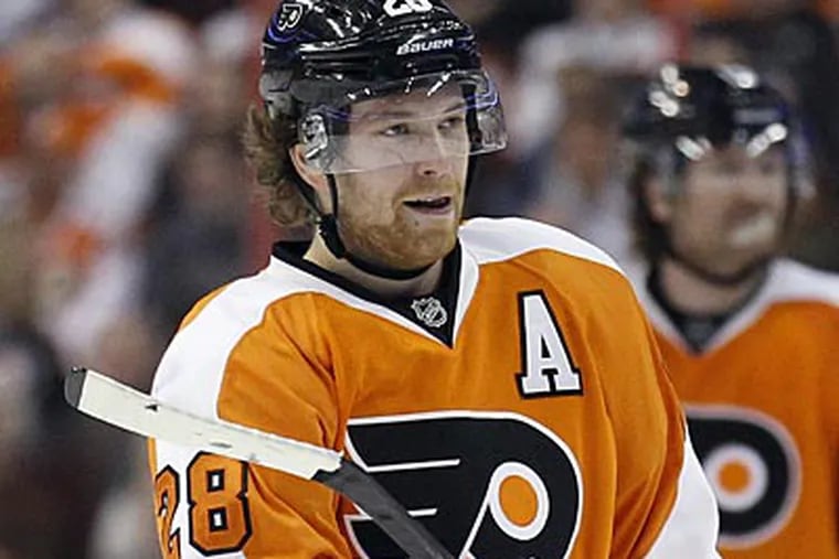 "Let's just say, I hate losing more than [I like] winning," Flyers forward Claude Giroux said. (Yong Kim/Staff Photographer)