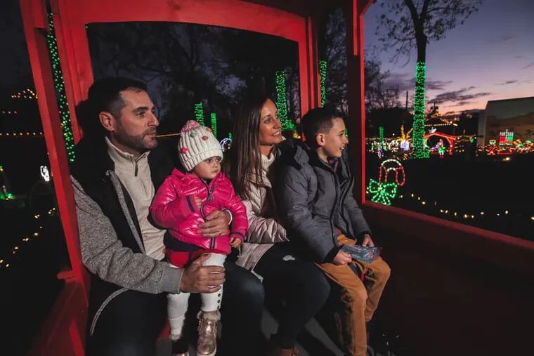 DiDonato's Family Fun Center in Hammonton, NJ, becomes one of our region's very first holiday displays with its  Magical Holiday Express, open weekends in November and nightly in December.
