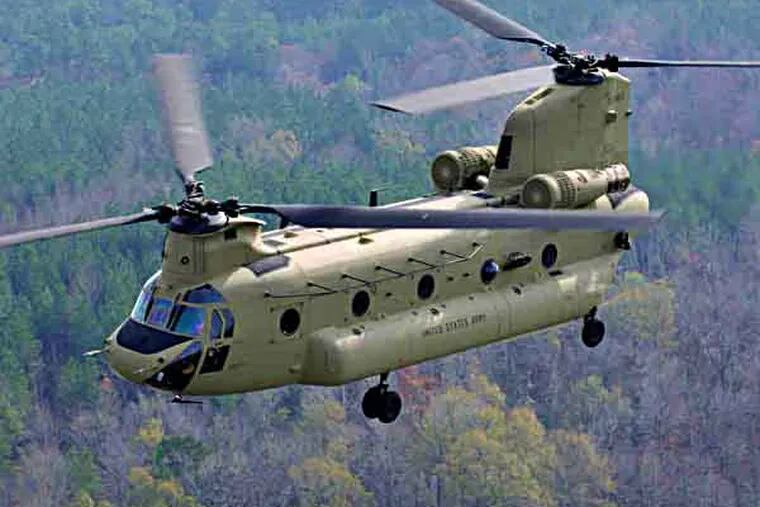 CH-47F Chinook. photo courtesy of Boeing.
