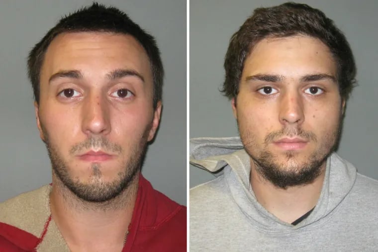 Brothers Christopher (left) and Bryan (right) Costello, 27 and 24 respectively.