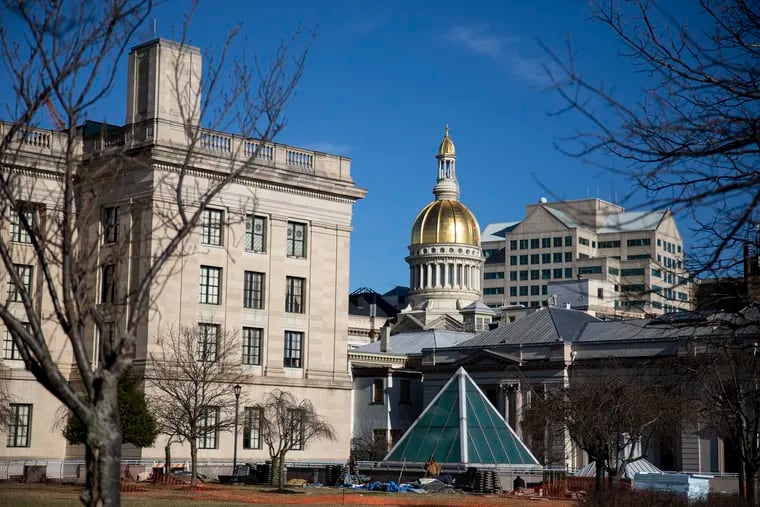 The New Jersey State House in Trenton, N.J., on Tuesday, Jan. 21, 2020.