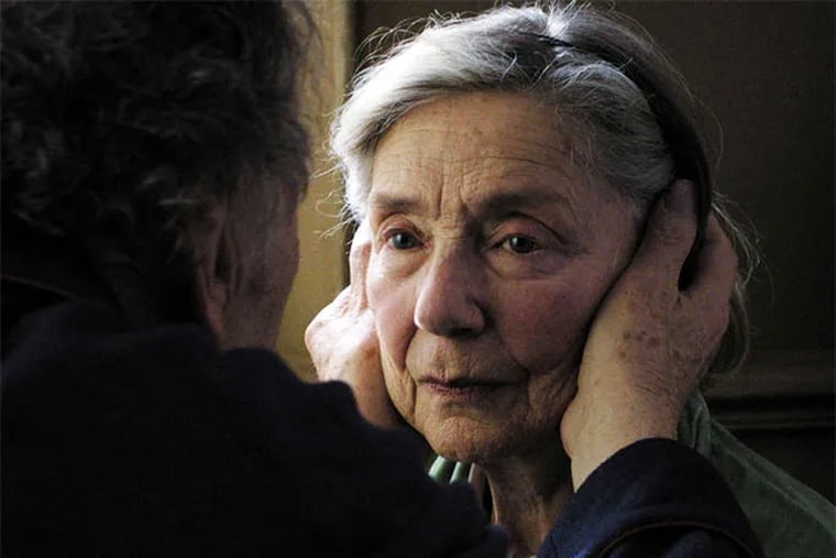 Jean-Louis Trintignant and Emmanuelle Riva play a couple still deeply in love.