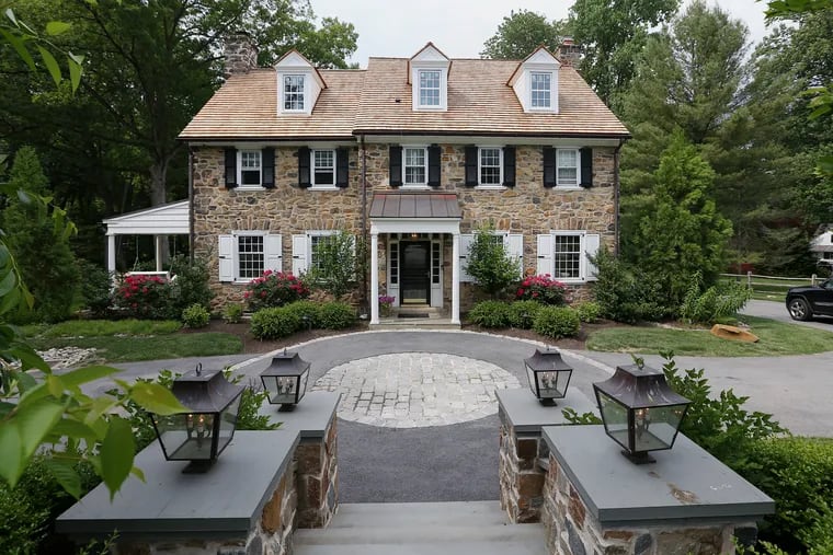 The O'Connor house in St. Davids has 4,300 square feet and sits on more than an acre.