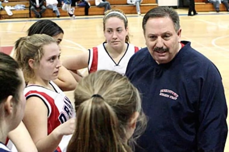 Jenkintown girls’ basketball coach Jim Romano picked up career win No. 600 on Monday.