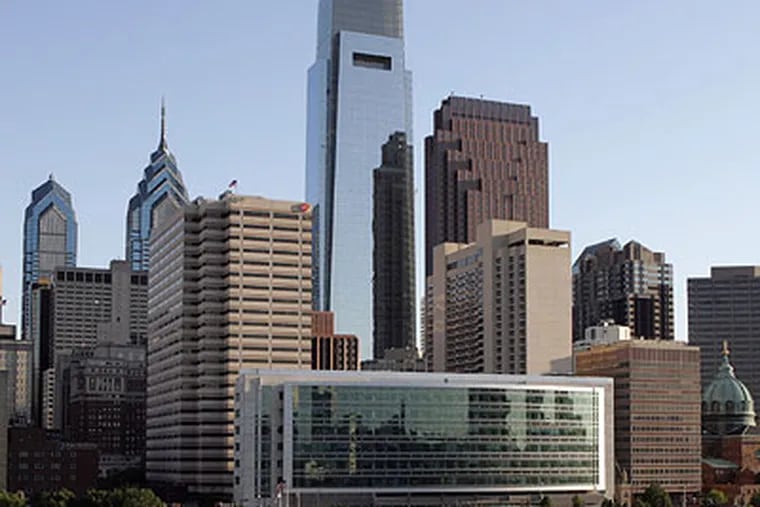 Comcast's corporate headquarters towers atop Philadelphia's skyline. (Barbara L. Johnston / File Photo)