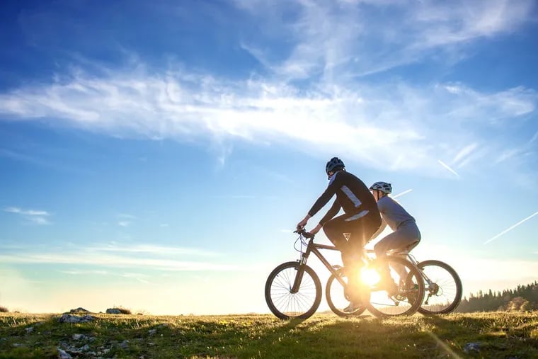 Bicycling is a good way to protect your heart health.
