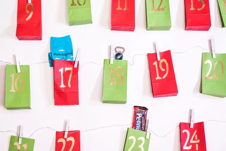 Creating your own Advent calendar is surprisingly easy. Set aside an afternoon for a little DIY crafting, and you can bring 24 days of pure Philly joy to a loved one in your life.