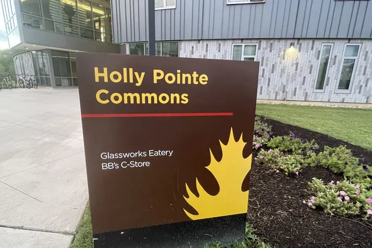 Holly Pointe Commons is the newest and largest residence hall at Rowan University, with about 1,400 students,