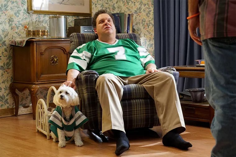 He's a good dad: Jeff Garlin as Eagles fan Murray Goldberg on &quot;The Goldbergs,&quot; inspired by a real-life family in Jenkintown.