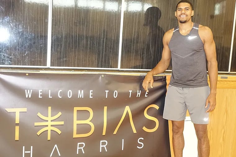 Sixers forward Tobias Harris is hosting his fifth annual basketball, life and skills camp in Long Island this week.