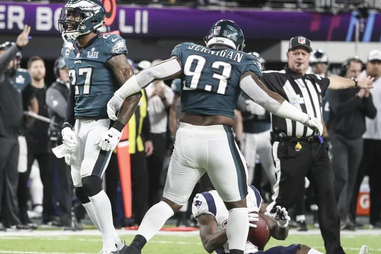 Brandin Cooks was hit by Malcolm Jenkins (left) and sustained a head injury.