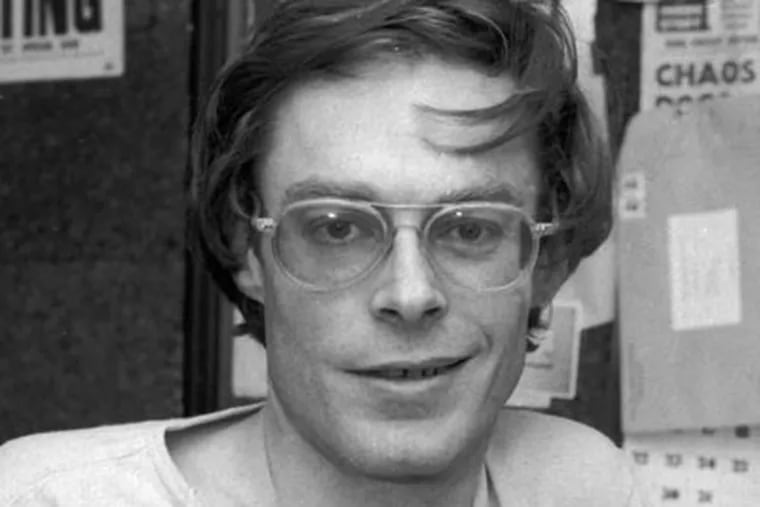 FILE - This May 27, 1977 file photo shows Village Voice writer Alexander Cockburn in New York. Radical writer Alexander Cockburn, a longtime columnist for The Nation and editor of the political newsletter CounterPunch, died Friday, July 20, 2012 in Germany at age 71.  (AP Photo/File)