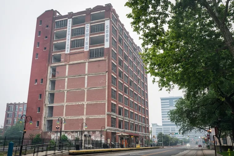 Developer Carl Dranoff had once hoped to use his development rights to convert a 10-story vacant structure formerly known as RCA Building No. 8 into a condominium complex called Radio Lofts. The project stalled amid high environmental cleanup costs.