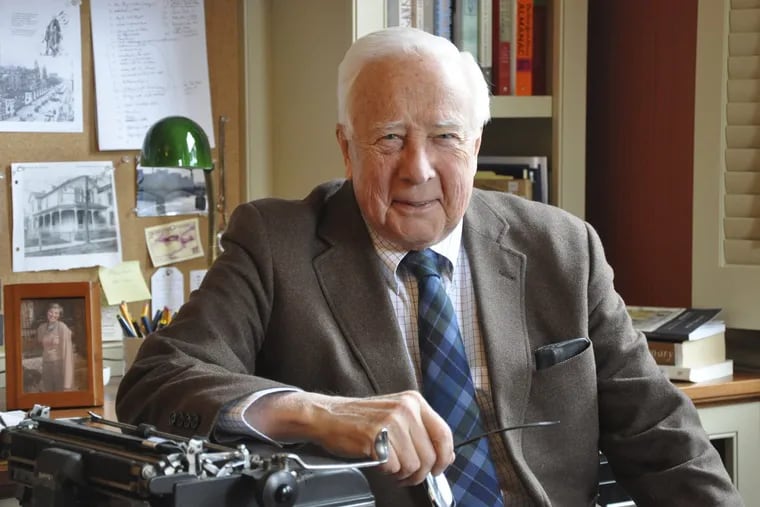 Author David McCullough, after whom the new Carpenters' Company prize in American history is named. (Photo by William B. McCullough)