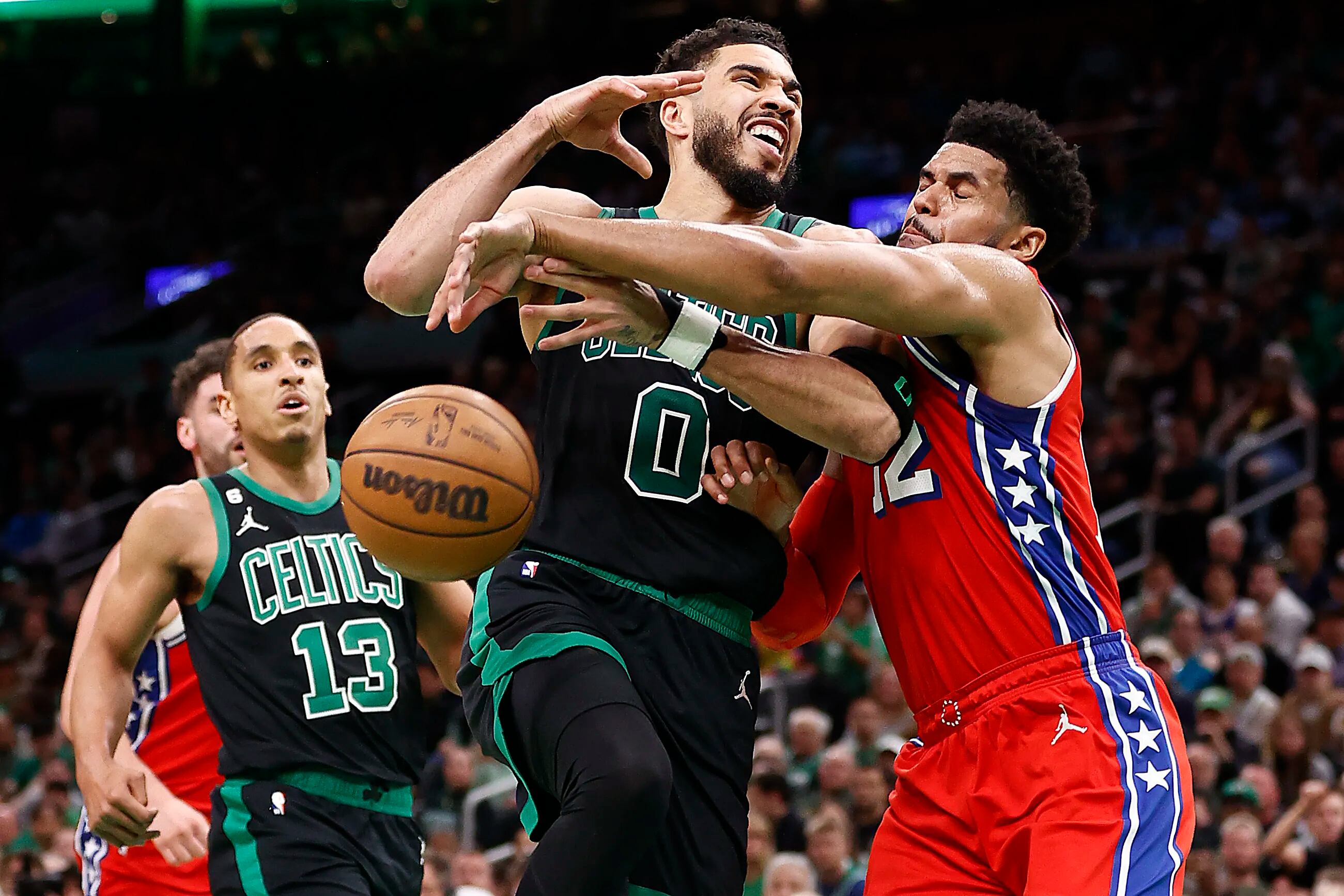Celtics' youth prevails over 76ers' to take Game 1