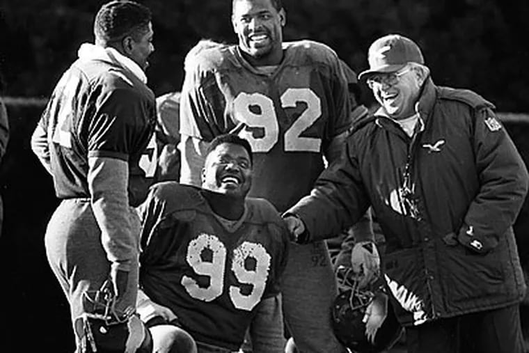 The Eagles' 1991 defense was the last great one with the group that Buddy Ryan had assembled. (File photo)