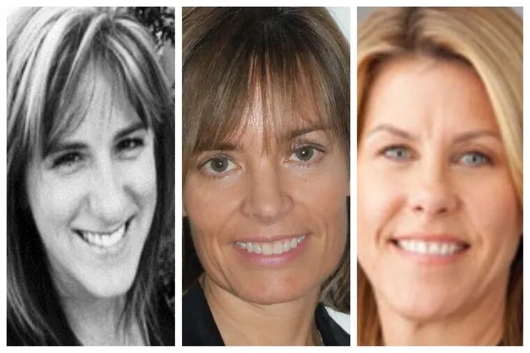Left to right: Holly Alden, Anne-Charlotte Windal, and Marla Ryan are the nominees for Destination Materinity’s board by dissident shareholders.
