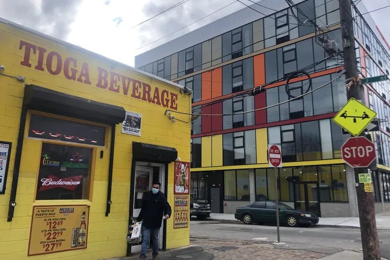 An apartment building at J and Tioga Streets. Inclusionary zoning, which was meant to spur the development of affordable housing in areas of Kensington and West Philadelphia, has not lived up to its promise, writes the Editorial Board.