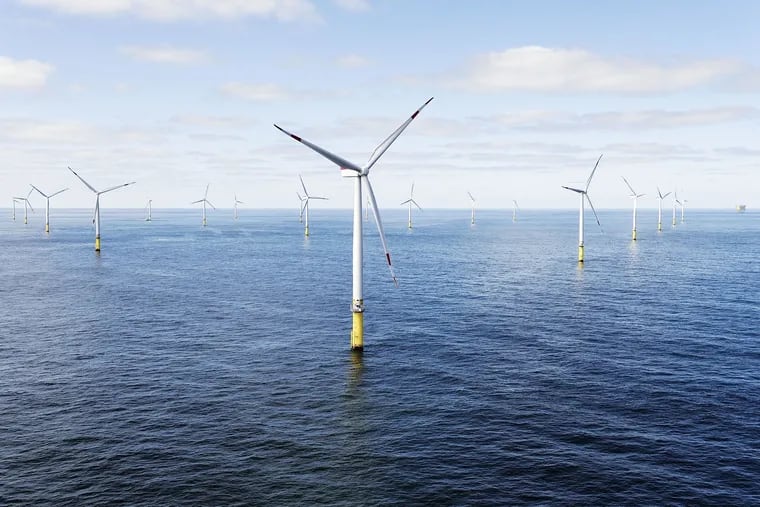 Danish wind developer Ørsted Energy, which now has two leases to develop two wind farms off the coast of New Jersey, has built a number of offshore wind farms in Europe. This is a view of its Gode Wind 1 and 2 project in the North Sea off the German coast. (Photo: Ørsted  Energy)
