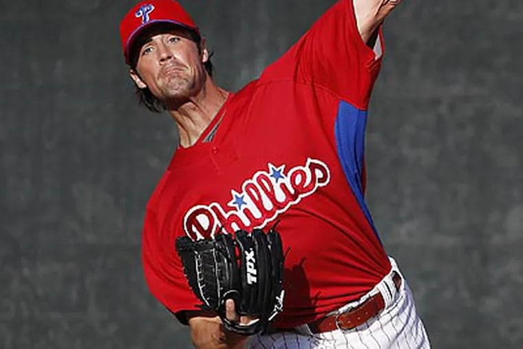 Cole Hamels’ elbow inflammation was big news in spring training. (David Maialetti/Staff Photographer)