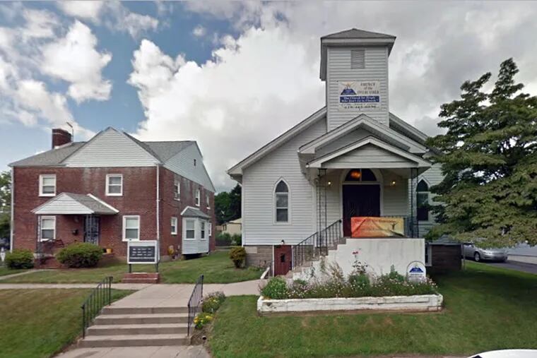 Church of the Overcomer in the 1000 block of Sunset Street in Trainer.