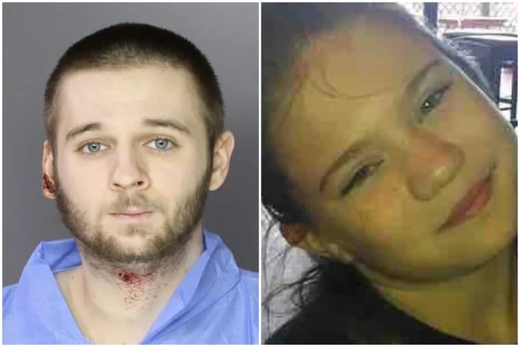 Colin Haag, 20, (left) is a suspect in the slaying of his cousin, Autumn Bartle, 14, (right).