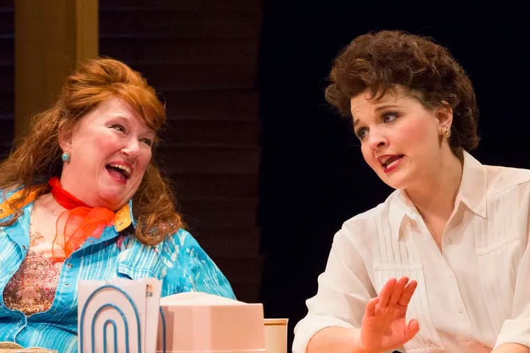 Jo Twiss (left) and Jessica Wagner star in Bristol Riverside Theatre's production of &quot;Always . . . Patsy Cline.&quot;
