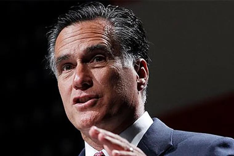 In this June 21, 2012 file photo, Republican presidential candidate Mitt Romney speaks in Orlando, Fla. If you haven't heard anyone label President Barack Obama or Romney out of touch yet today, consider it a momentary lapse. (AP Photo / Charles Dharapak, File)