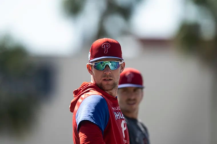 Rhys Hoskins underwent successful ACL surgery.