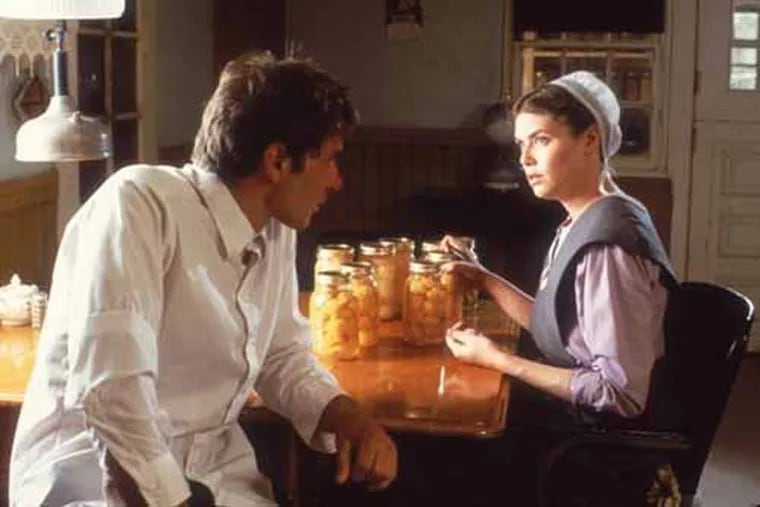 Harrison Ford and Kelly McGillis, as Detective John Book and Rachel Lapp, in a scene from "Witness." Paramount Pictures publicity