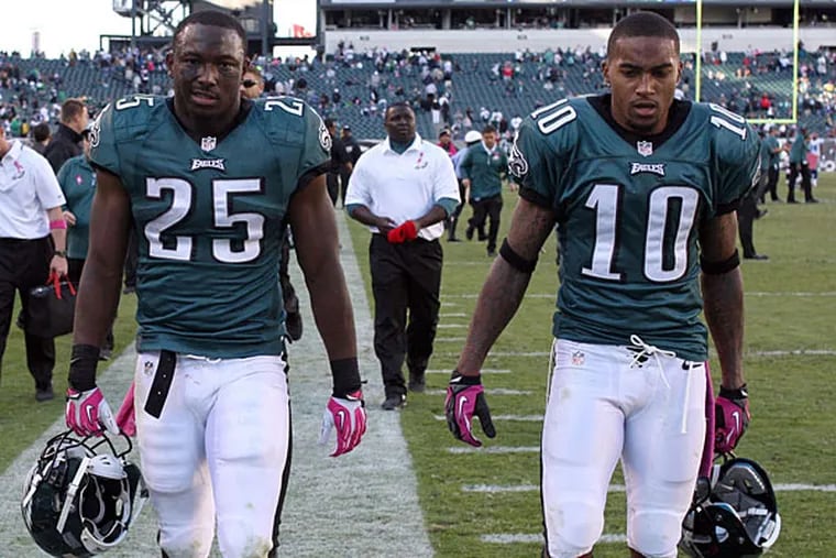 LeSean McCoy and DeSean Jackson learned you either see eye-to-eye with Chip Kelly or you're gone. (Yong Kim/Staff Photographer)