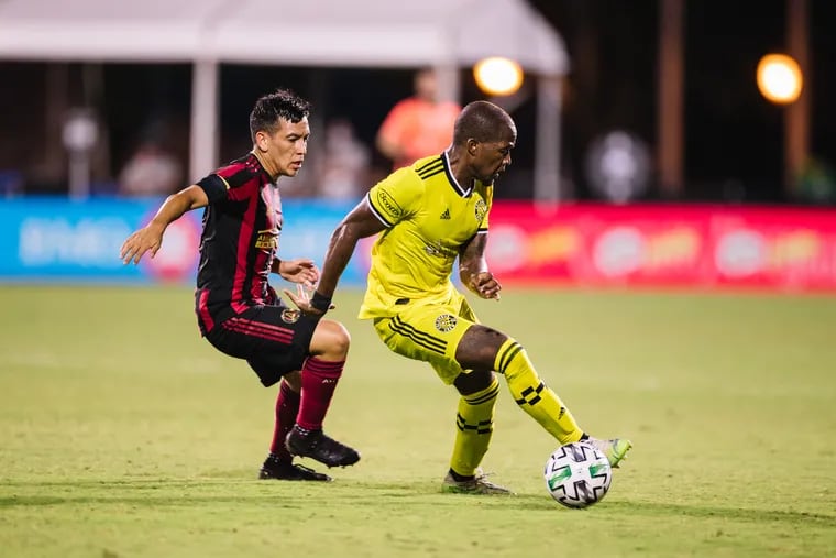 The Columbus Crew's Darlington Nagbe (right) is one of the best playmakers in Major League Soccer.