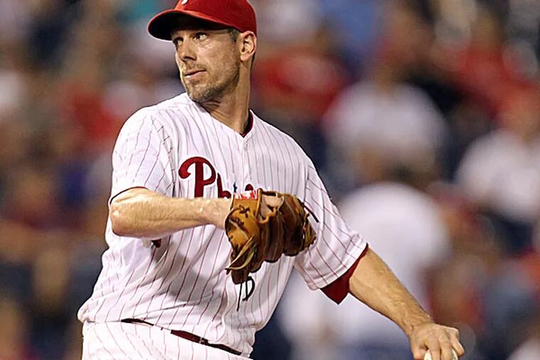 Phillies starting pitcher Cliff Lee. (Yong Kim/Staff Photographer)