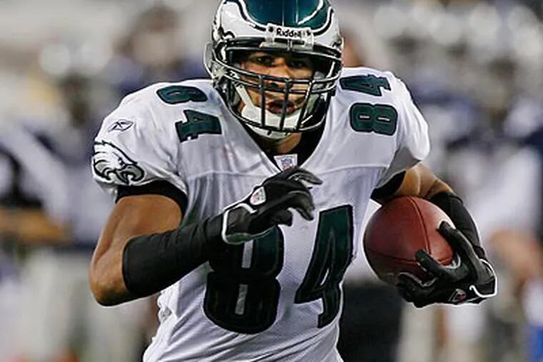 Hank Baskett signed a 1-year deal with the Eagles in March. (Michael S. Wirtz/Staff file photo)