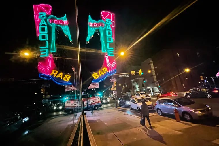 Solar Myth is now where Boot & Saddle stood on South Broad Street. The iconic neon sign is staying.