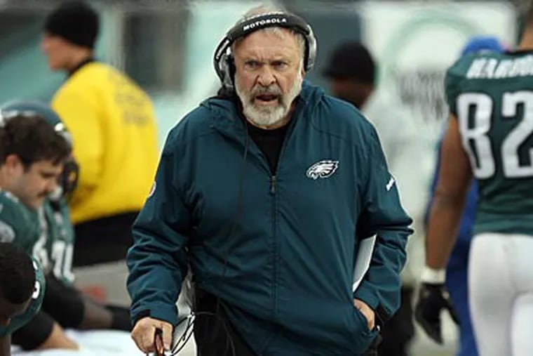 Eagles offensive line coach Howard Mudd isn't expected back in Philadelphia until the final minicamp. (Yong Kim/Staff file photo)