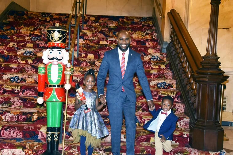Lloyd Freeman, a trustee with the Philadelphia Ballet, plans to take his children Ailey and Beau to "The Nutcracker" as part of his "Daddy and Me" campaign.