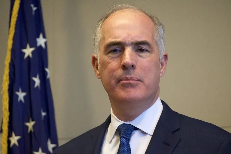 Sen. Bob Casey (D., Pa.), seen here in April 2019, is one of the few major Democrats who still describes himself as "pro-life."