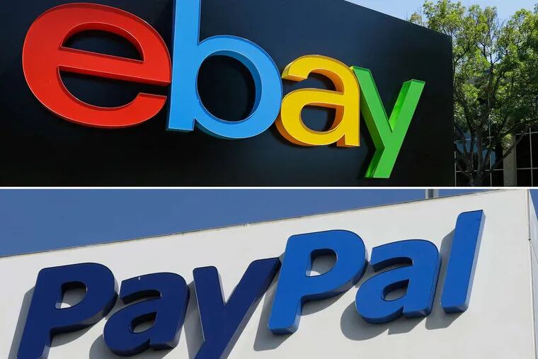 ASSOCIATED PRESS PayPal is splitting from eBay and will become a separate company in 2015.