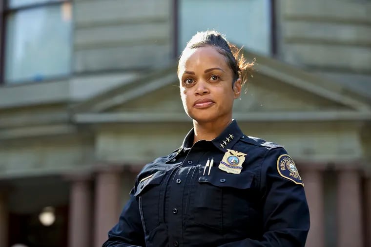 Portland Police Chief Danielle Outlaw in August in Portland. She has been tapped to lead Philadelphia's police department.