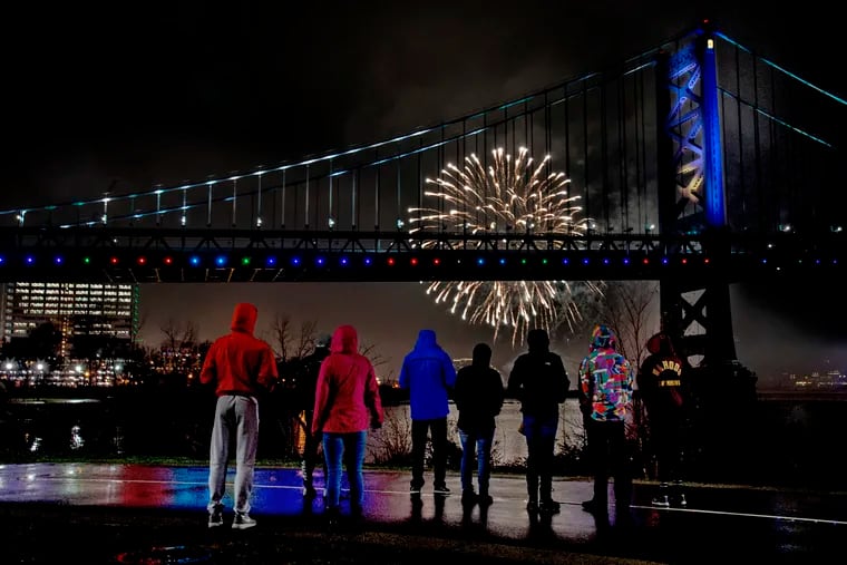 The New Year's Eve fireworks at the Delaware River waterfront are back for the first time sine 2019.
