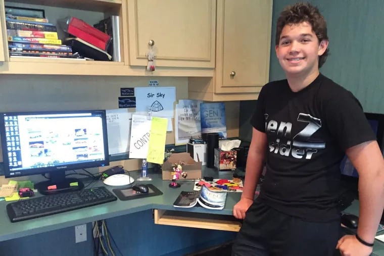 Sky Rota, 13, turned a learning disability into a quest to be an entrepreneur.