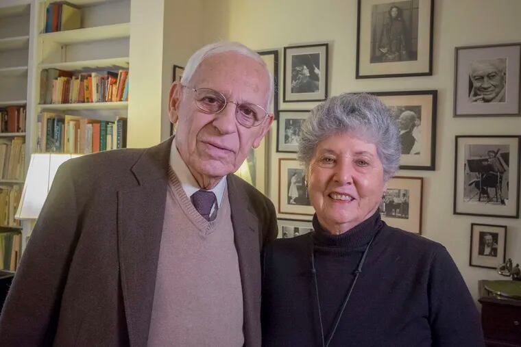 Anthony Checchia and his wife, Benita Valente, an opera singer and teacher, in the music room of their home.
