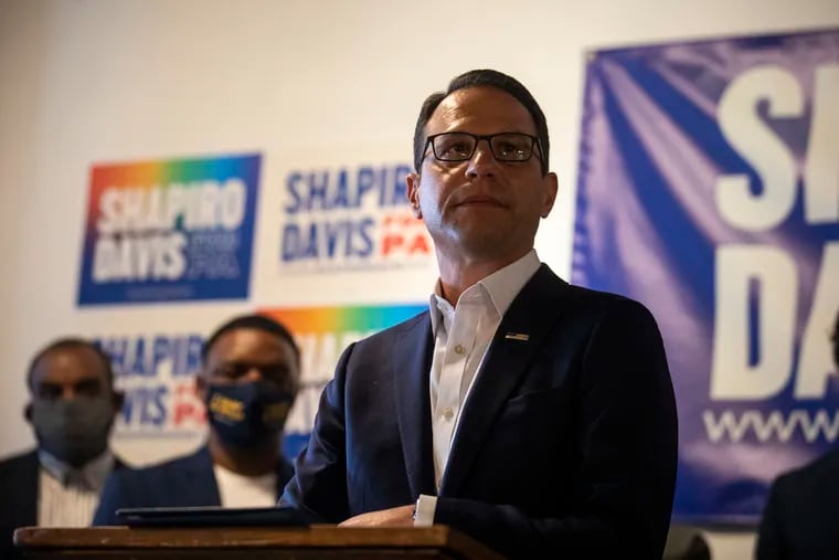 Josh Shapiro, Attorney General of Pennsylvania, is being endorse for Governor along with State Representative Austin Davis for Lieutenant Governor by LGBTQ+ leaders across Pennsylvania at the William Way LGB Community Center in Philadelphia, Pa., on Thursday, March 3, 2022.