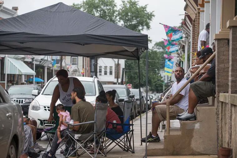 Residents of the 5200 block of Marion Street, Philadelphia, had their request for an August block party turned down. So the party went on with the street open for traffic.